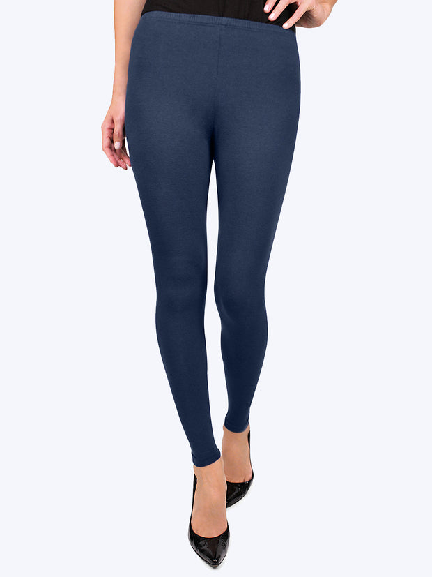 Tianello TENCEL™ "Whisper" Knit Classic Legging-Cobalt