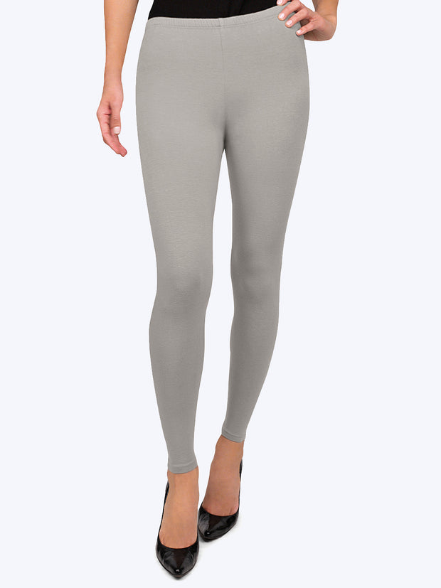 Tianello TENCEL™ "Whisper" Knit Classic Legging-Slate