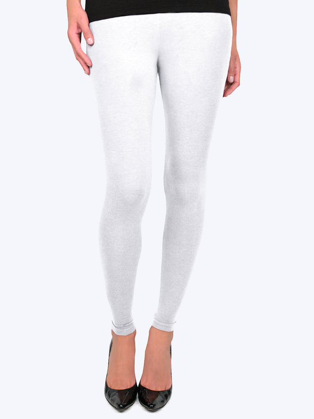 Tianello TENCEL™ "Whisper" Knit Classic Legging-White