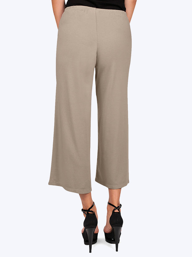 Tianello TENCEL™ Whisper Knit Flood Pant-Liné