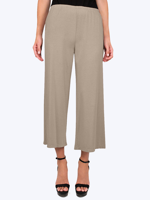 Tianello TENCEL™ Whisper Knit Flood Pant-Liné