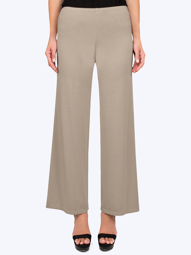Tianello TENCEL™ Whisper Knit Palazzo Pant-Liné