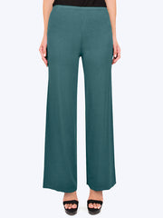 Tianello TENCEL™ Whisper Knit Palazzo Pant-Vera Cruz