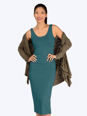 Tianello TENCEL™ Whisper Knit Heidi Tank Dress-Vera Cruz