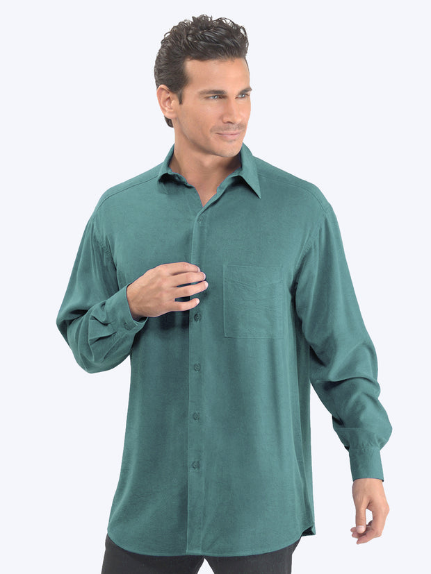 Tianello TENCEL™-;Linen Men's  "Big Shirt"-Vera Cruz