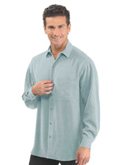 Tianello TENCEL™ Men's "Best Damn Shirt" -Bardot Silver