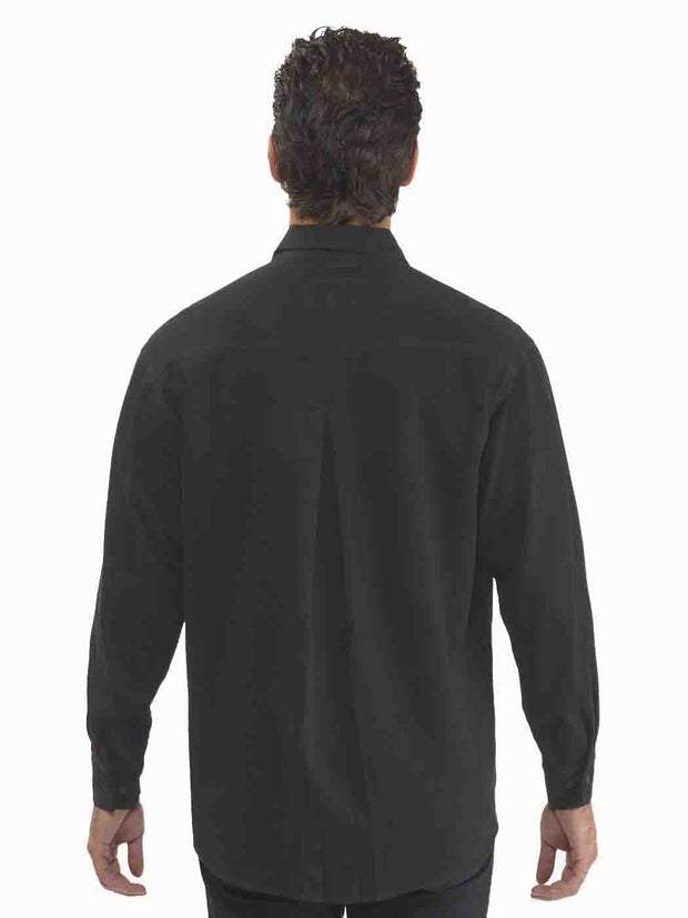 Tianello TENCEL™ Men's ""Best Damn Shirt" "Long"-Black