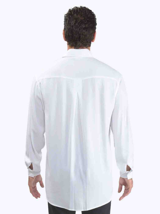 Tianello TENCEL™ Men's ""Best Damn Shirt" "Long"-White