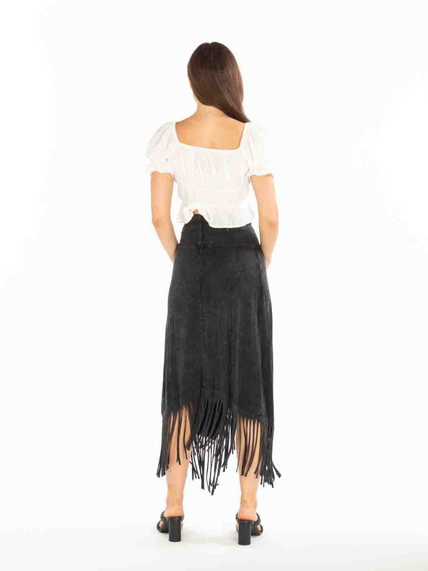 Tianello™ Knit Paloma Skirt-BLACK